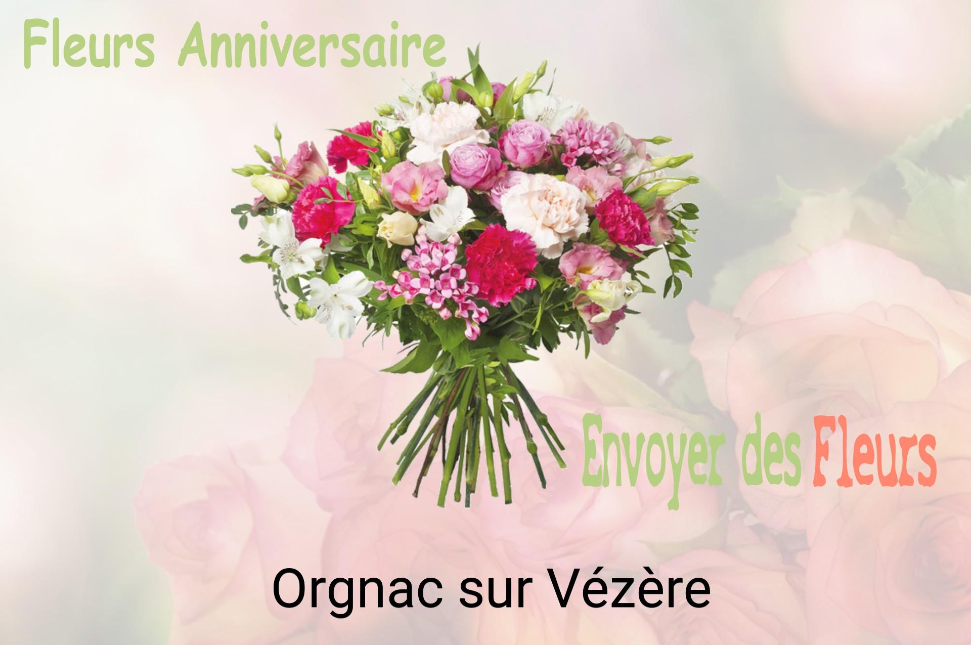 Bouquet de fleurs d’anniversaire livré à Orgnac-sur-Vézère